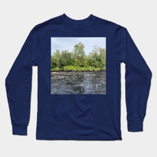 Flooding River in the Forest Long Sleeve T-Shirt